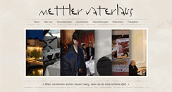 Desktop Screenshot of mettlervaterlaus.ch